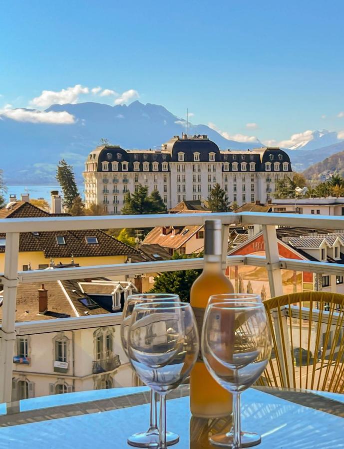 Penthouse Vue Incroyable Lac Et Montagnes Annecy Ngoại thất bức ảnh
